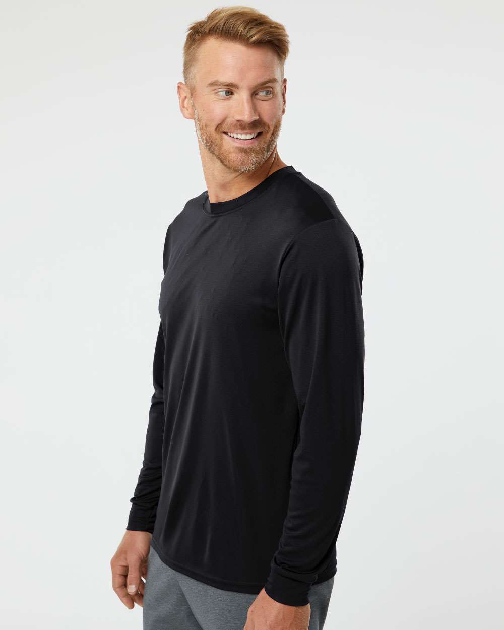 Performance Long Sleeve T-Shirt – Black - M