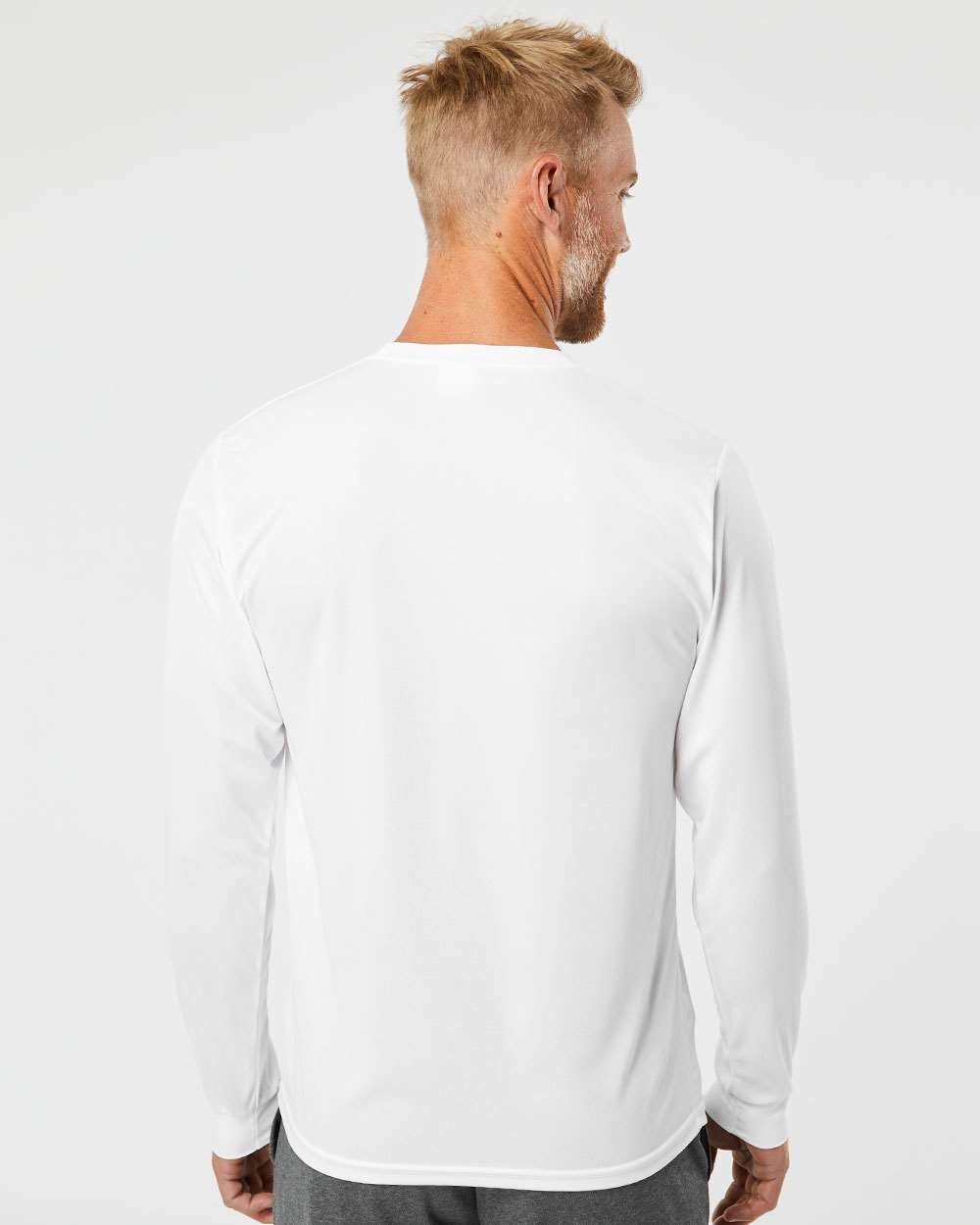 Performance Long Sleeve T-Shirt – White - L