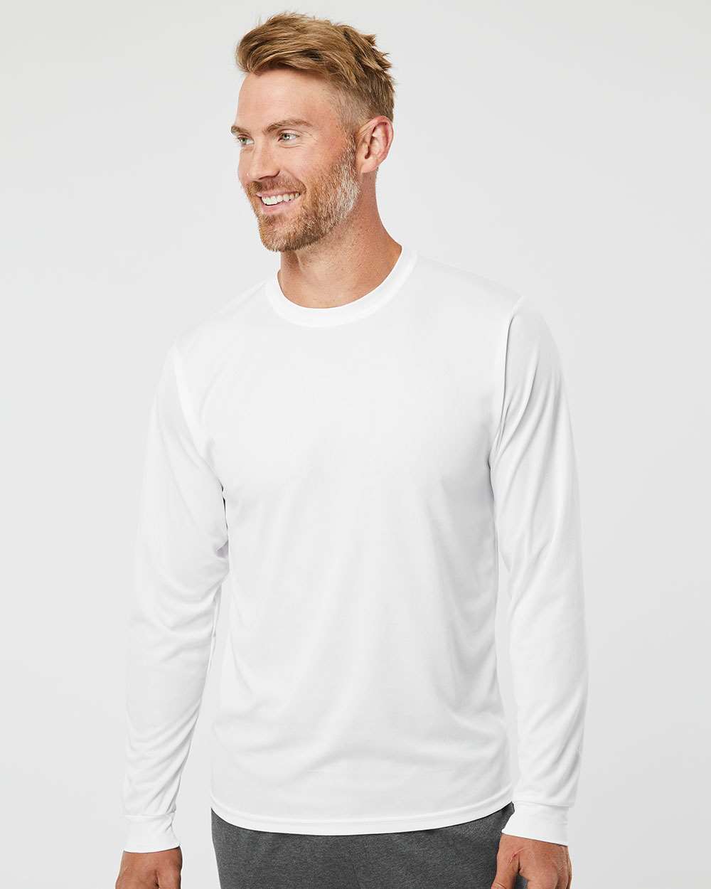 Performance Long Sleeve T-Shirt – White - S