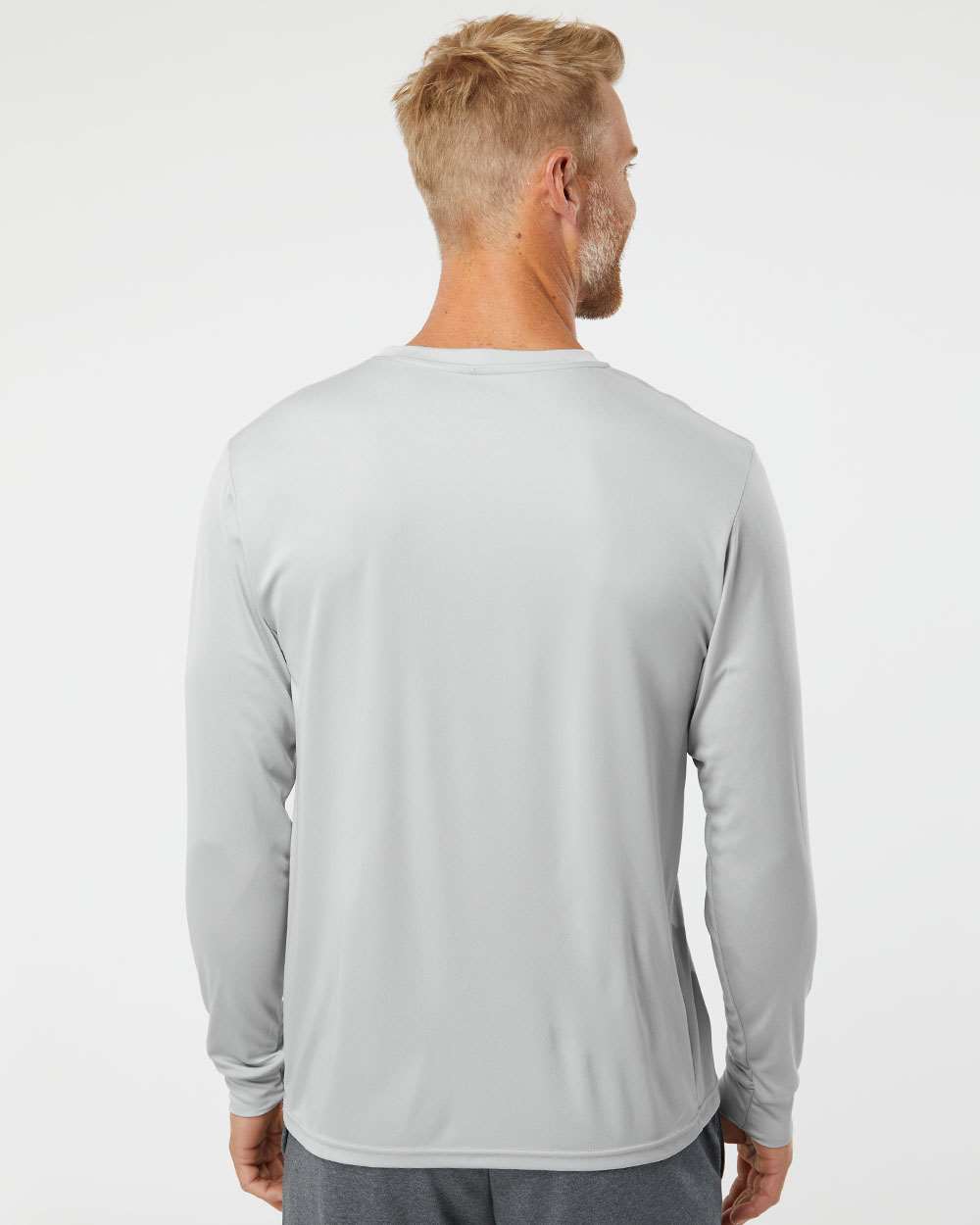 Performance Long Sleeve T-Shirt – Silver - L