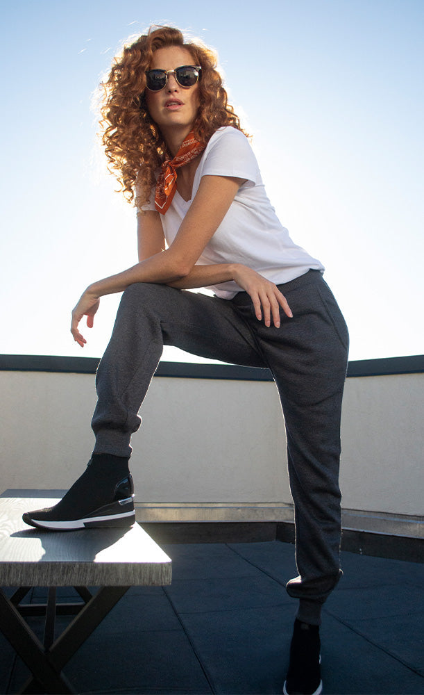 Fleece Jogger Pant – Charcoal Heather - XL