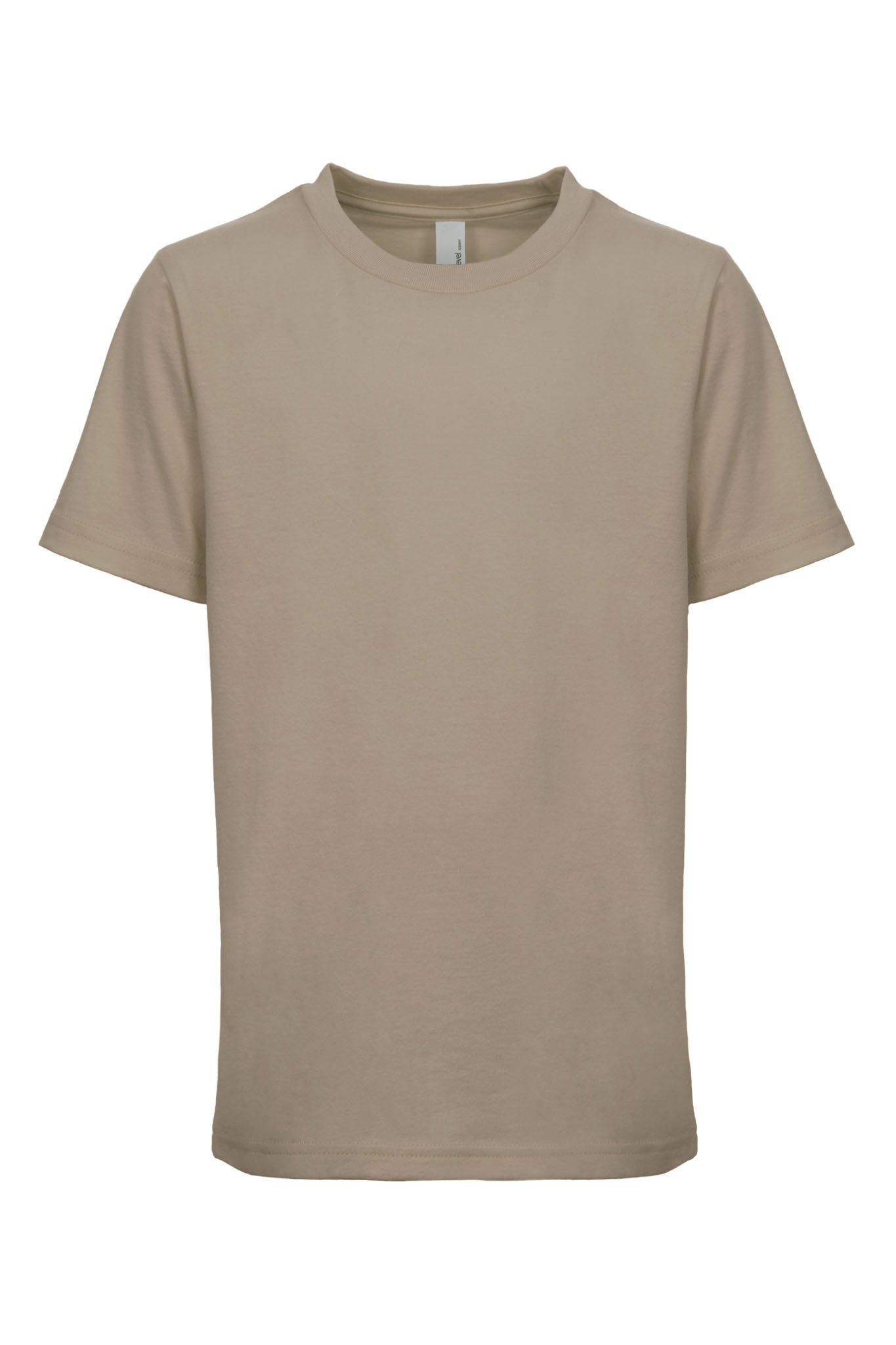 Youth Cotton T-Shirt - Warm Gray - The American Threads