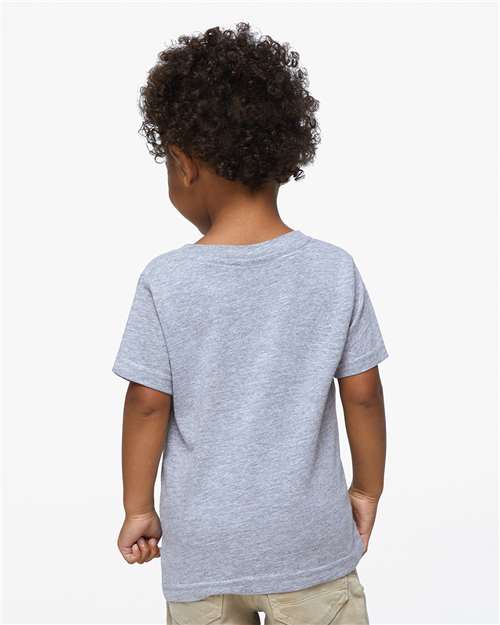 Soft Baby Tee — Short Sleeve Infant T-Shirt - Heather - Back