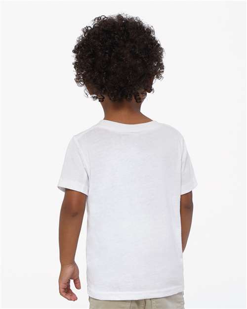 Soft Baby Tee — Short Sleeve Infant T-Shirt - White - Back