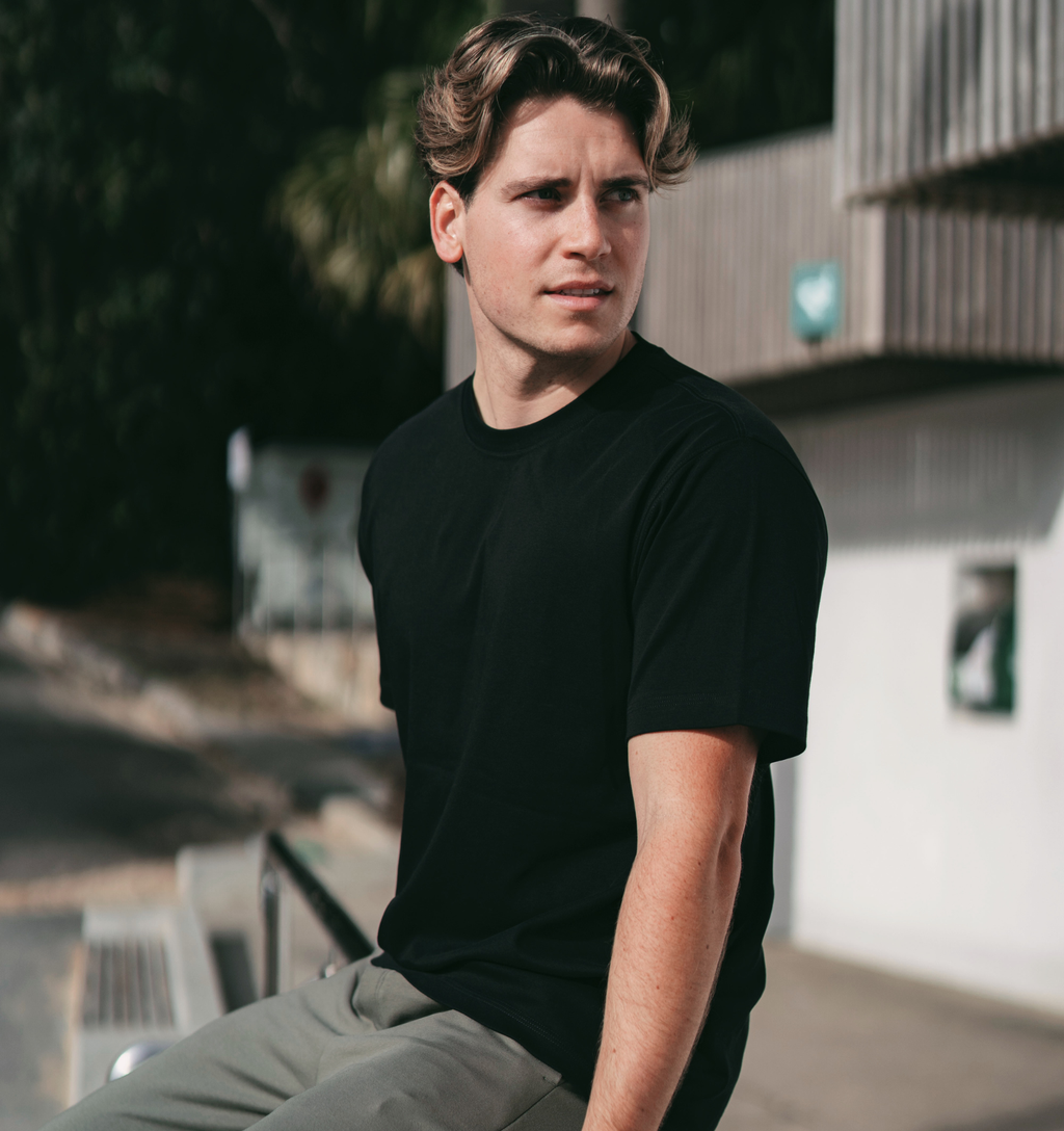Ultra-Soft Bamboo Tee - Black