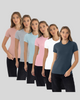 Desert Pink | Heather Grey | Light Blue | Light Pink | White | Indigo