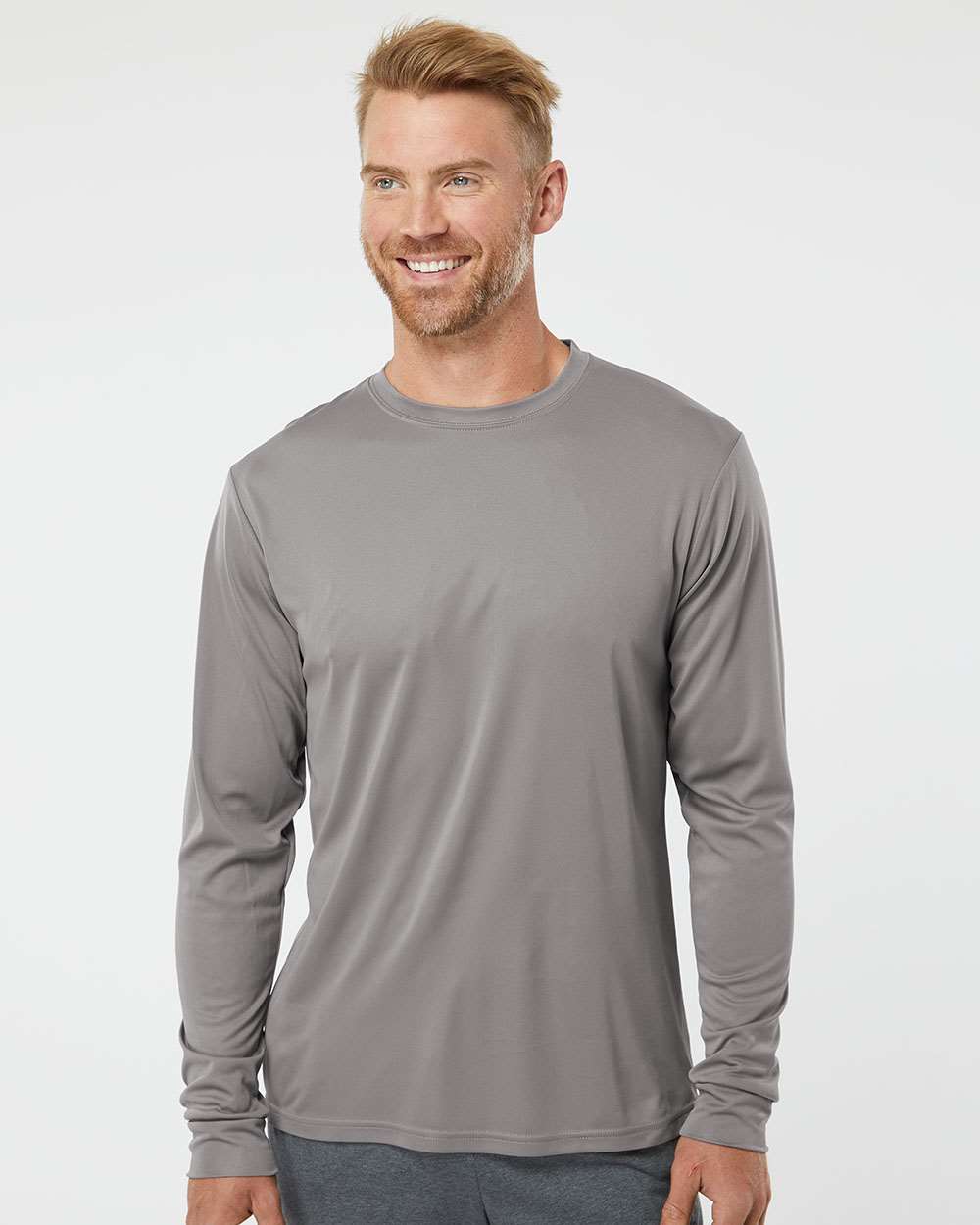 Performance Long Sleeve T-Shirt – Graphite - S