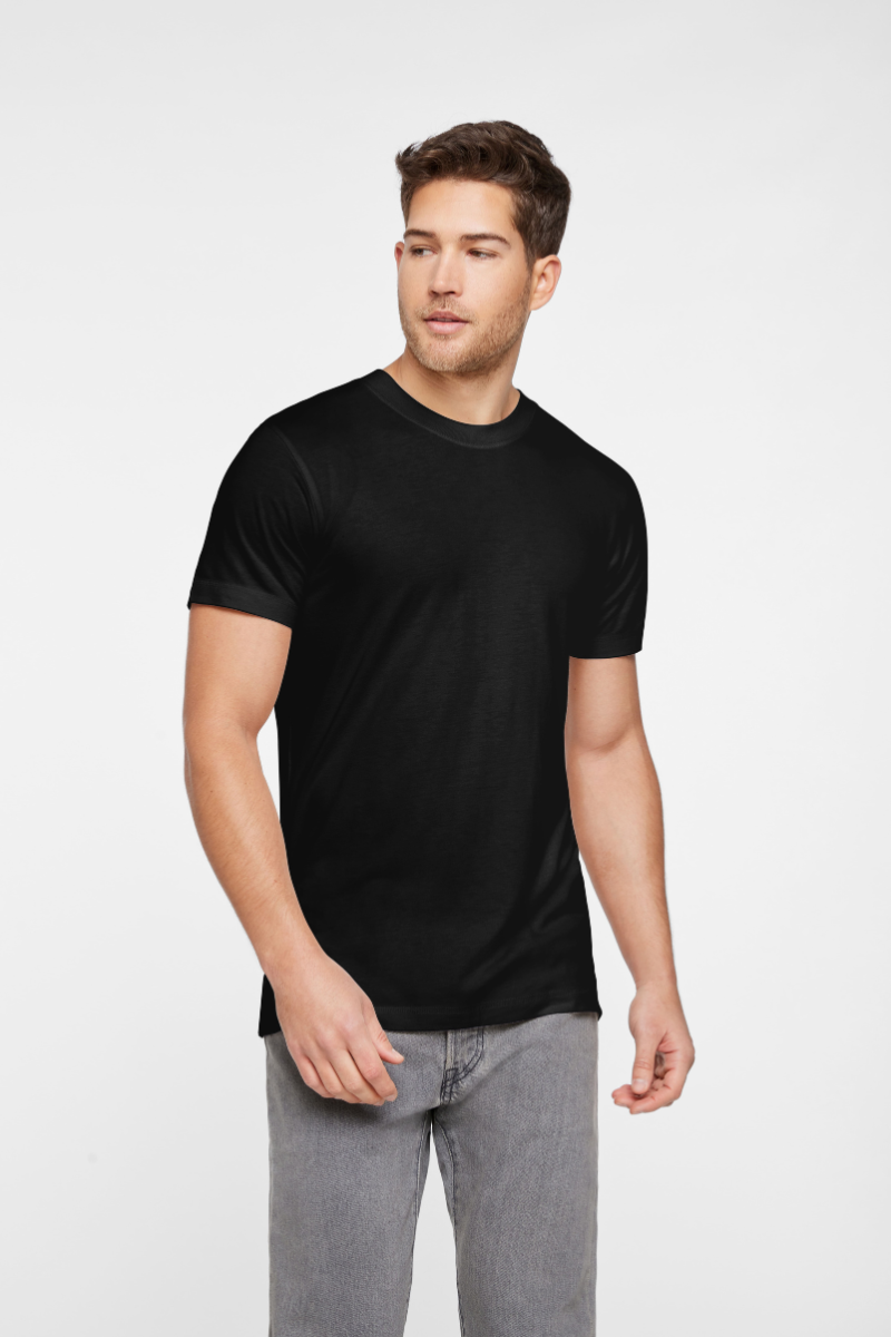 Ultra-Soft Bamboo Tee - Black