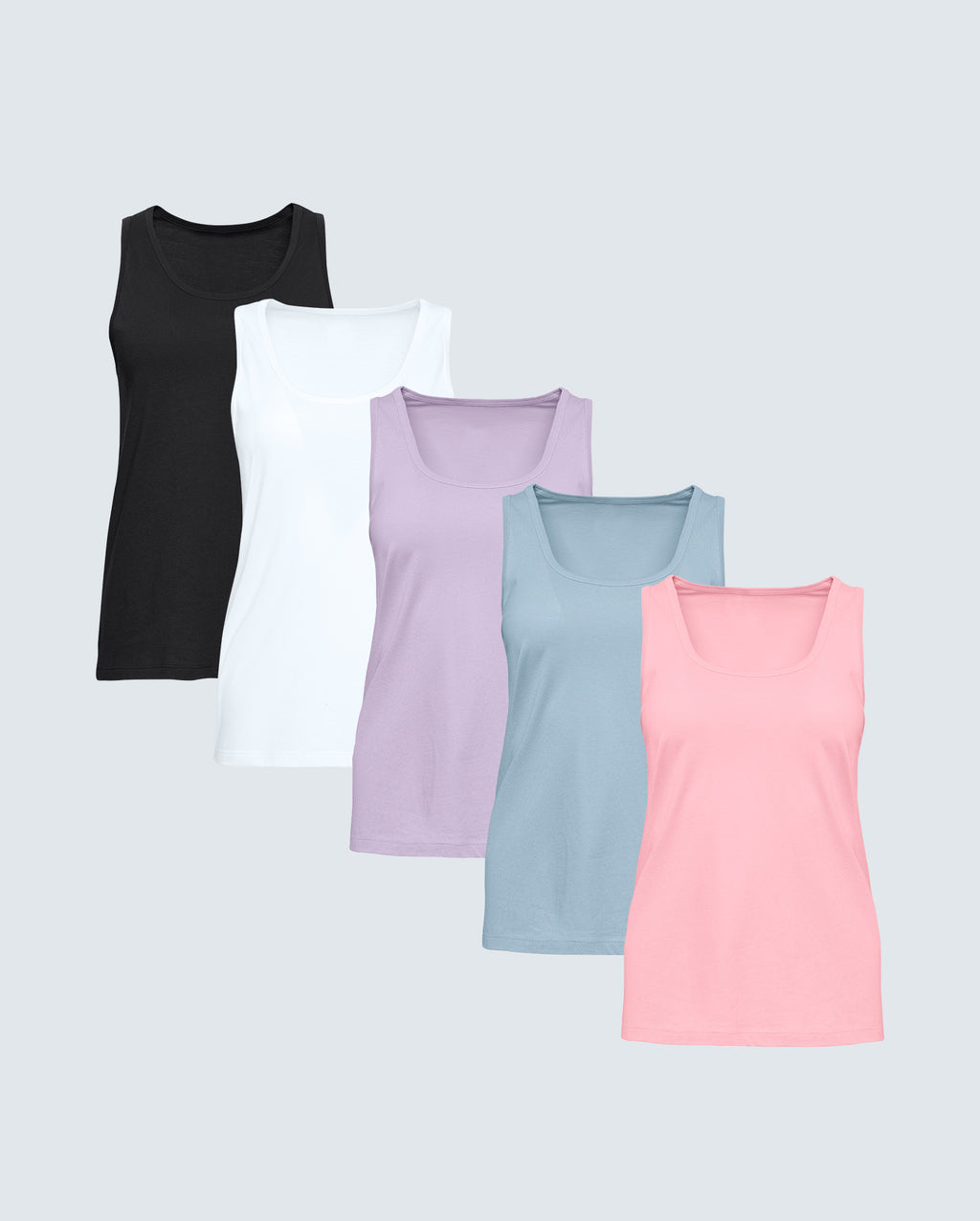 Women's Classic Cotton Tank 5-Pack