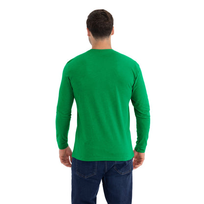 Unisex CVC Long Sleeve T-Shirt - Kelly Green - The American Threads