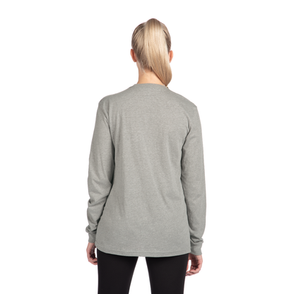 Unisex CVC Long Sleeve T-Shirt - Sand - The American Threads