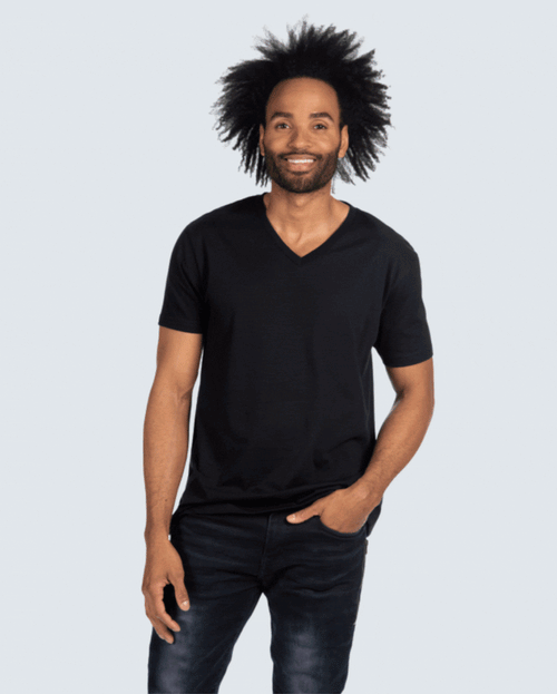 Daily Fit Classic V-Neck Tee 5-Pack
