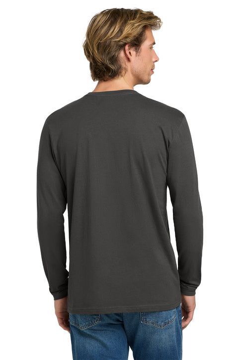 Cotton Long Sleeve T-Shirt - Heavy Metal - ComfyThreads