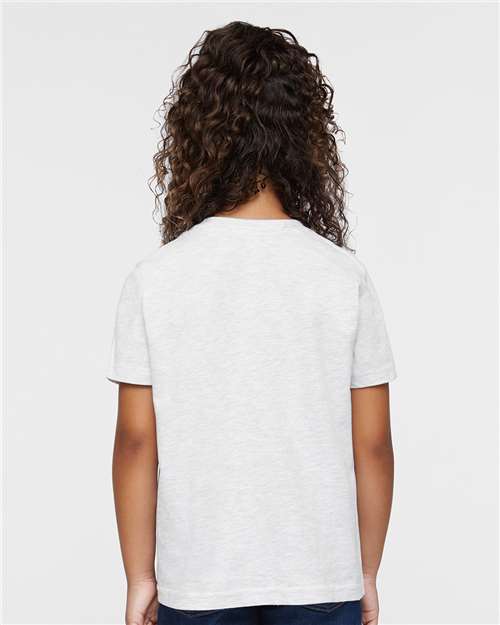 Toddler Fine Jersey T-Shirt — Soft Kids Tee [2T-5T] - Ash - Back
