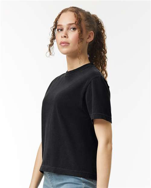 Comfort Colors 3023CL Women's Garment-Dyed T-Shirt - Black - Side