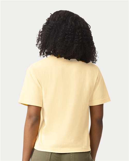 Comfort Colors 3023CL Women's Garment-Dyed T-Shirt - Butter - Back