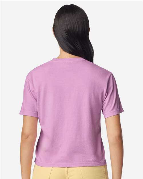 Comfort Colors 3023CL Women's Garment-Dyed T-Shirt - Rose Quartz - Back