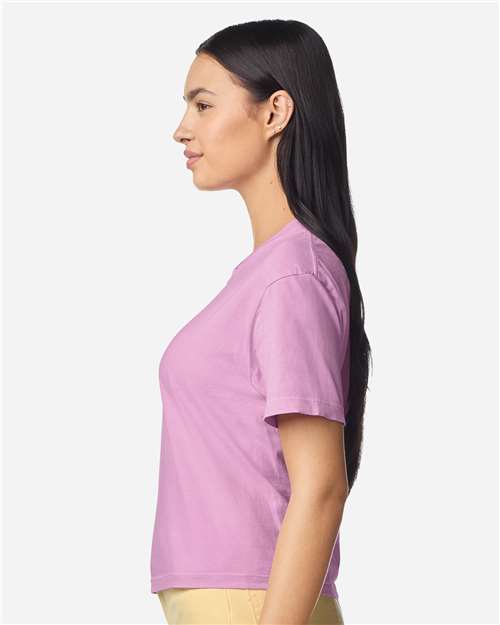 Comfort Colors 3023CL Women's Garment-Dyed T-Shirt - Rose Quartz - Side
