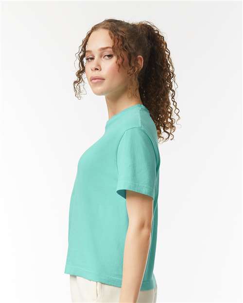 Comfort Colors 3023CL Women's Garment-Dyed T-Shirt - Chalky Mint - Side