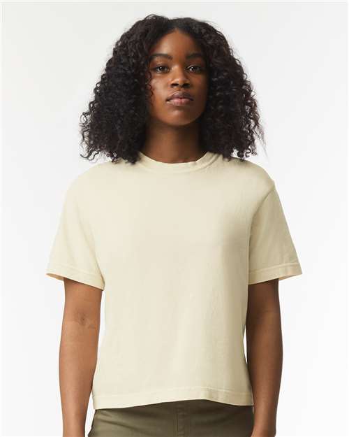 Comfort Colors 3023CL Women's Garment-Dyed T-Shirt - Ivory - Front