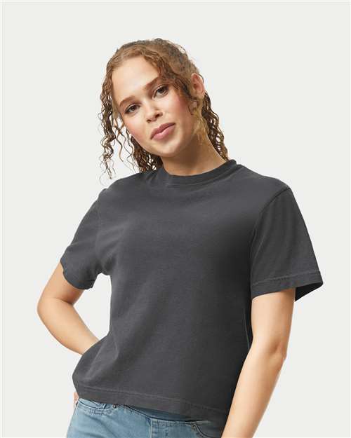 Comfort Colors 3023CL Women's Garment-Dyed T-Shirt - Pepper - Front