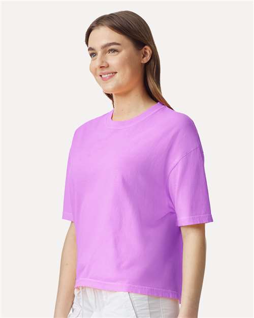 Comfort Colors 3023CL Women's Garment-Dyed T-Shirt - Neon Violet - Side