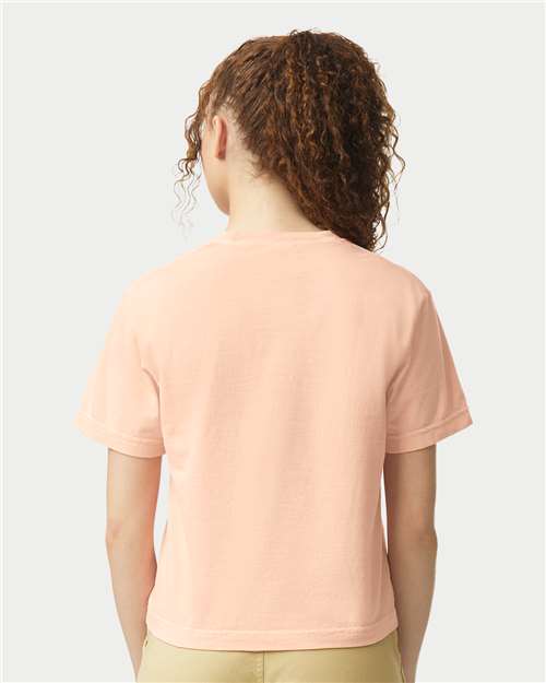 Comfort Colors 3023CL Women's Garment-Dyed T-Shirt - Peachy - Back