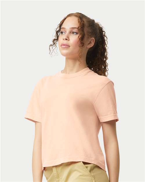 Comfort Colors 3023CL Women's Garment-Dyed T-Shirt - Peachy - Side