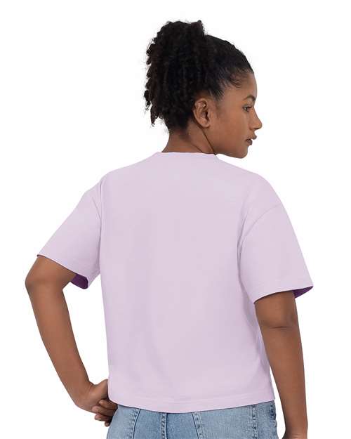 Comfort Colors 3023CL Women's Garment-Dyed T-Shirt - Orchid - Back