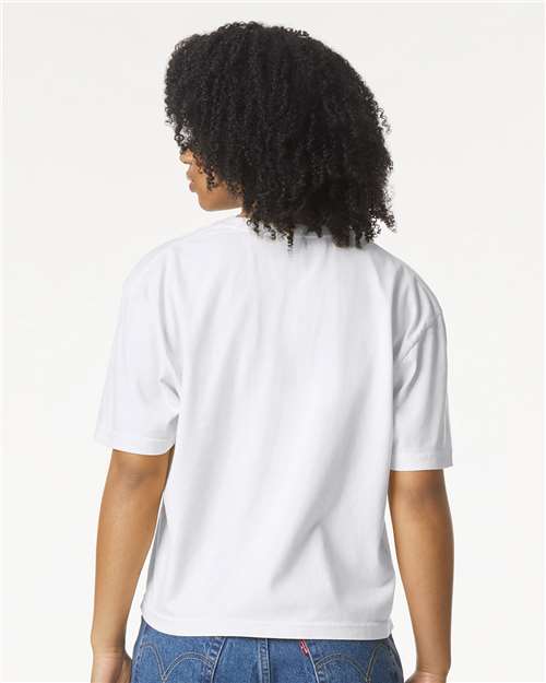 Comfort Colors 3023CL Women's Garment-Dyed T-Shirt - White - Back