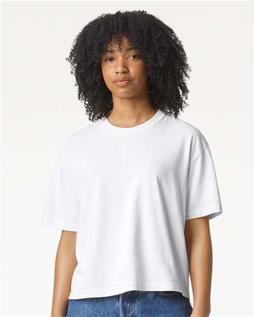 Comfort Colors 3023CL Women's Garment-Dyed T-Shirt - White - Front