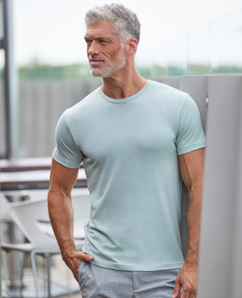 Ultra-Soft Bamboo Tee - Eucalyptus