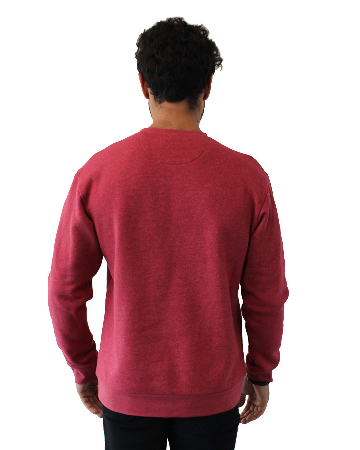 Malibu Sweatshirt - Heather Cardinal - The American Threads