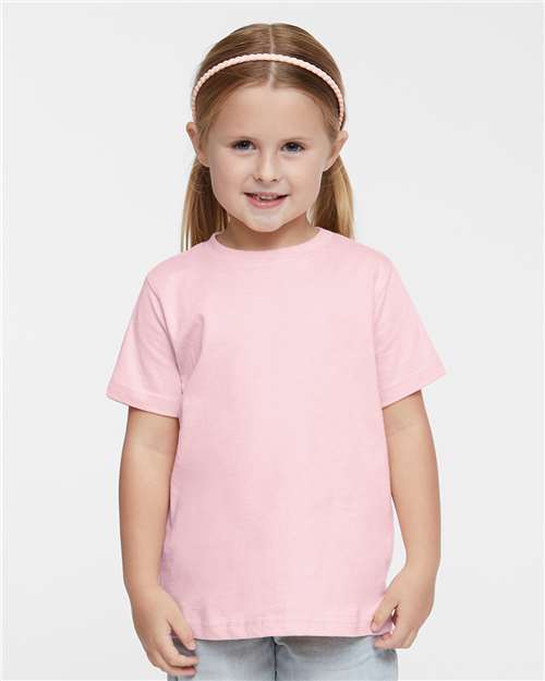 Toddler Fine Jersey T-Shirt — Soft Kids Tee [2T-5T] - Ballerina - Front