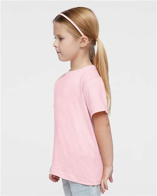 Toddler Fine Jersey T-Shirt — Soft Kids Tee [2T-5T] - Ballerina - Side