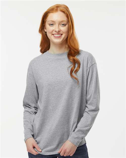 LAT 3508 Women's Relaxed Vintage Wash T-Shirt - Heather - Front