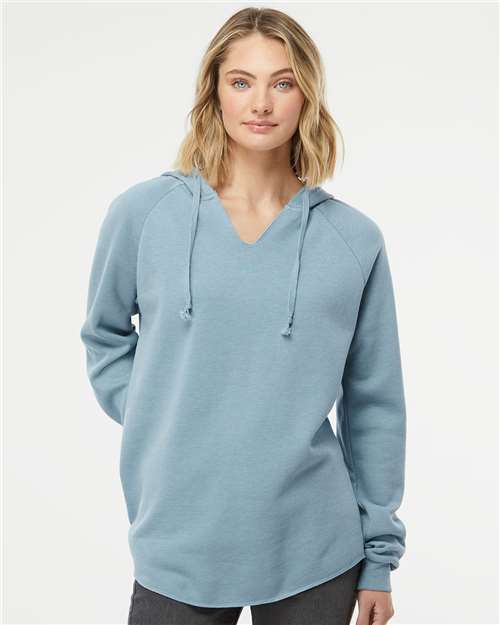 Independent Trading Co. PRM2500 Women's Jogger Pants - Misty Blue - Front