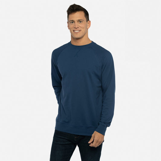 Laguna Raglan Sweatshirt - Cool Blue - The American Threads