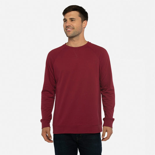 Laguna Raglan Sweatshirt - Cardinal - The American Threads