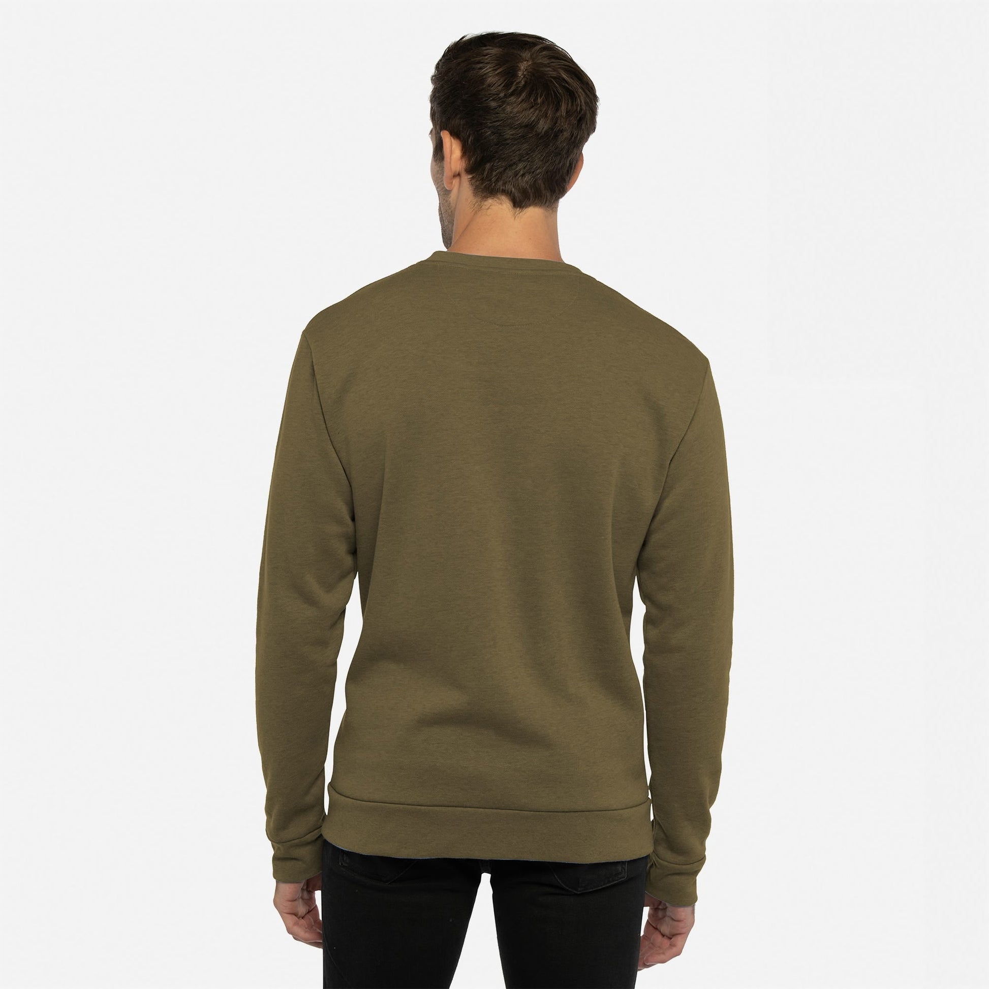 Malibu Sweatshirt - Heather Military Green - The American Threads