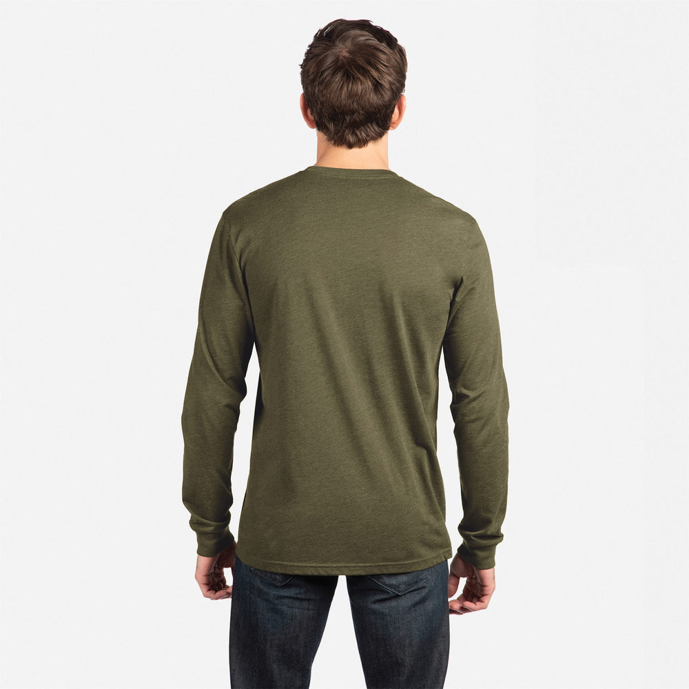 The Ultimate Long Sleeve Crew Neck T-Shirt - Military Green