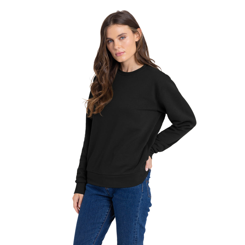 Comfy Threads Women's Fleece Sweatshirt in Black