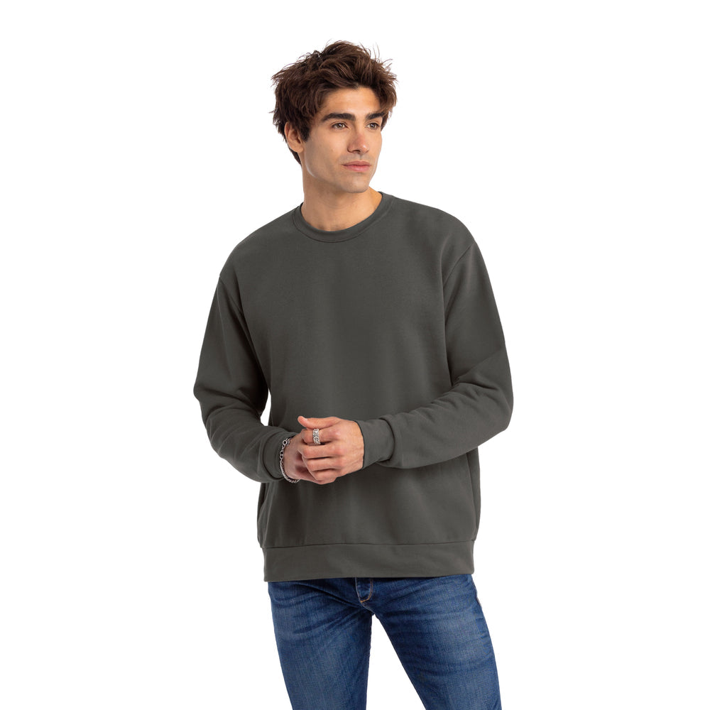 Comfy Threads Fleece Sweatshirt in Heavy Metal