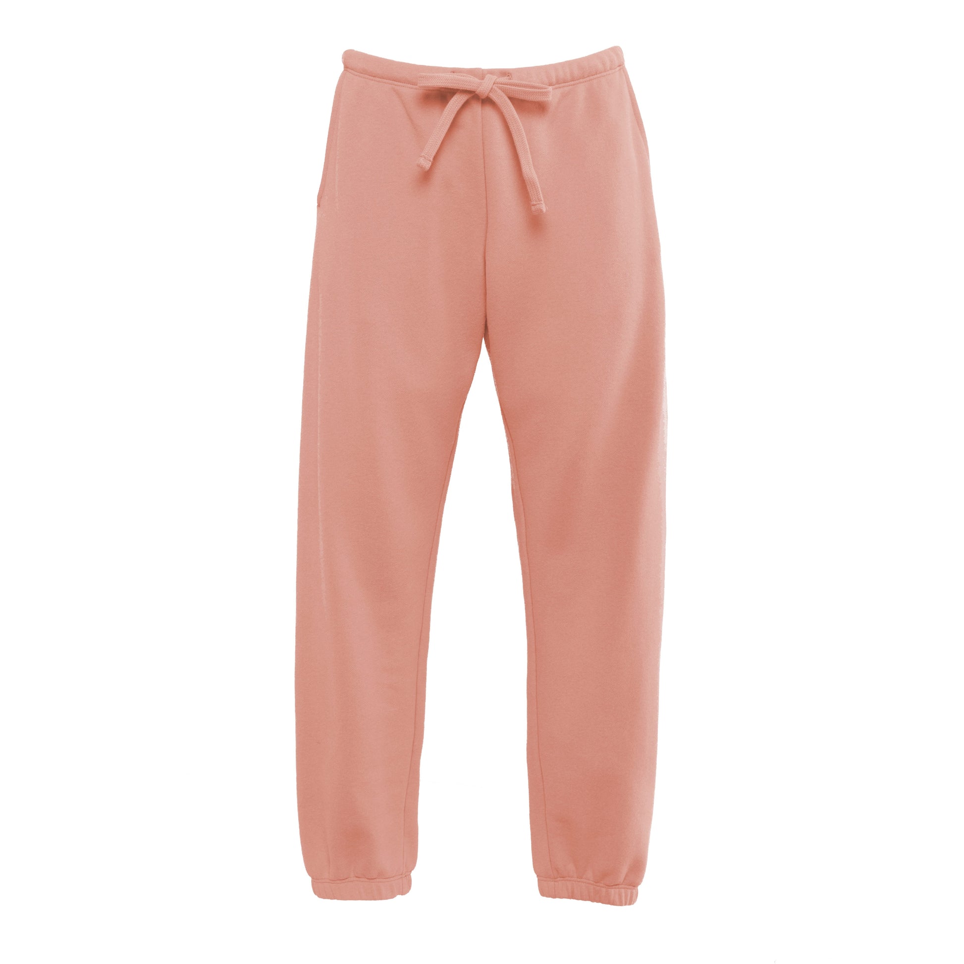 Women's sueded French Terry sweatpants - Desert Pink - The American Threads