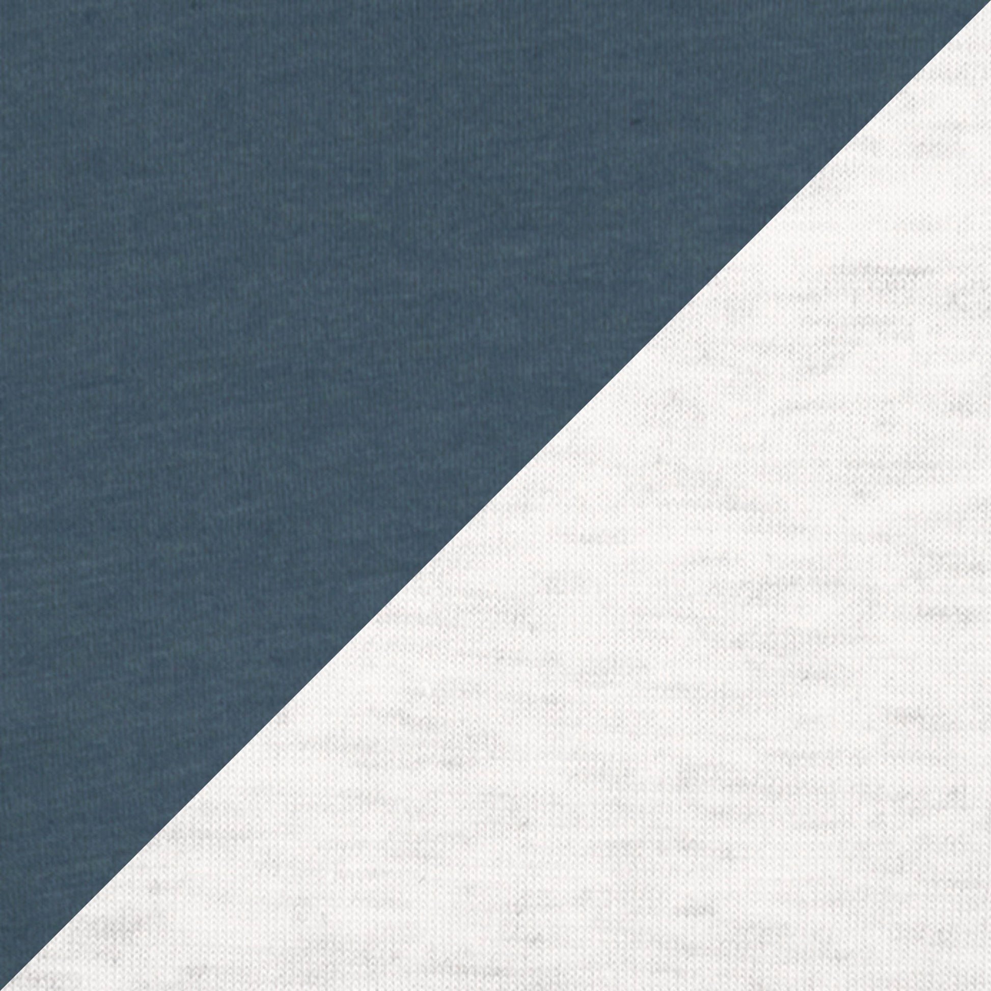 Tri-Blend 3/4 Raglan T-Shirt - Indigo / Heather White - The American Threads