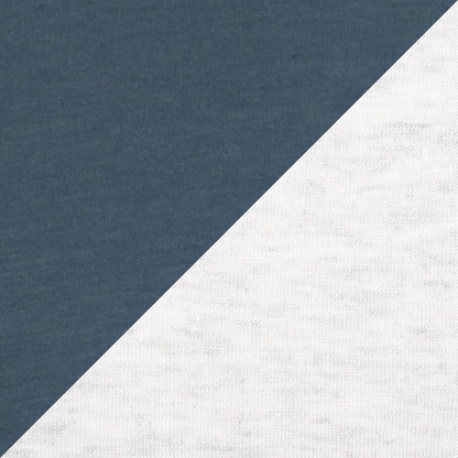 Tri-Blend 3/4 Raglan T-Shirt - Indigo / Heather White - The American Threads