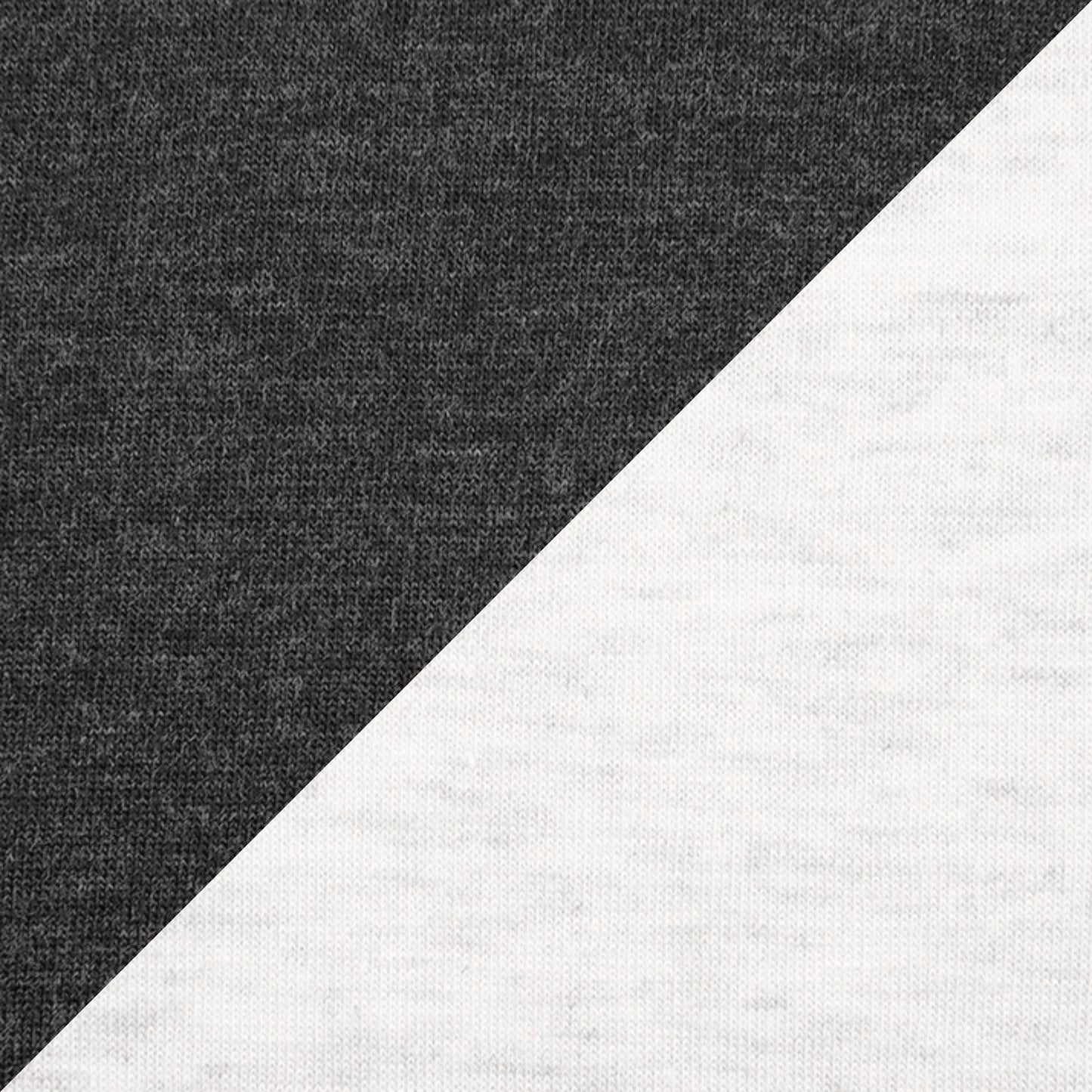Tri-Blend 3/4 Raglan T-Shirt - Vintage Black / Heather White - The American Threads