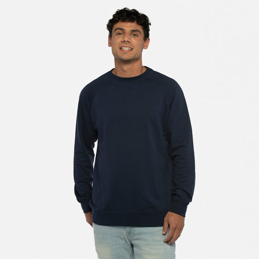 Laguna Raglan Sweatshirt - Midnight Navy - The American Threads