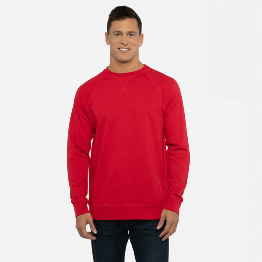 Laguna Raglan Sweatshirt - Red - The American Threads