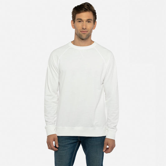 Laguna Raglan Sweatshirt - White - The American Threads